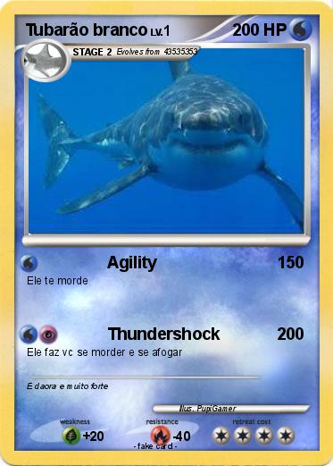 Pokemon Tubarão branco