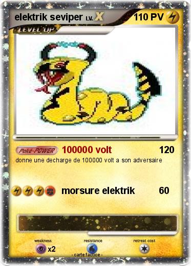 Pokemon elektrik seviper