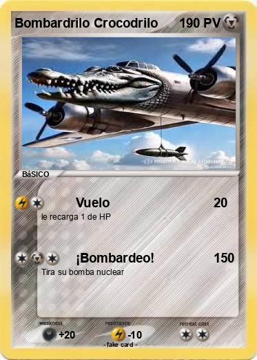 Pokemon Bombardrilo Crocodrilo