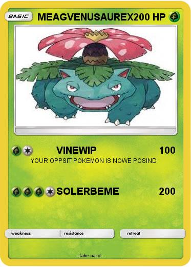 Pokemon MEAGVENUSAUREX