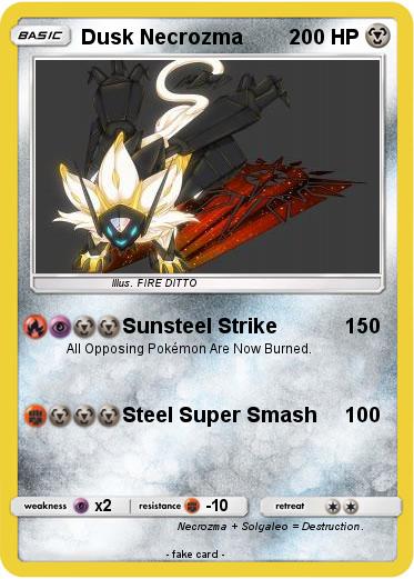 Pokemon Dusk Necrozma