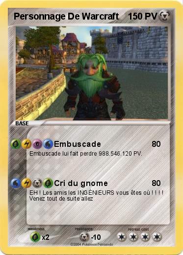 Pokemon Personnage De Warcraft 