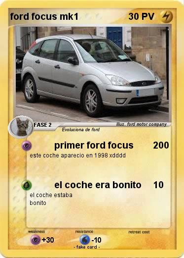 Pokemon ford focus mk1