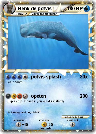 Pokemon Henk de potvis