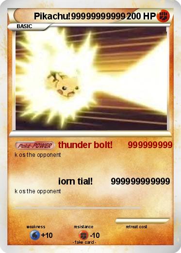 Pokemon Pikachu!99999999999