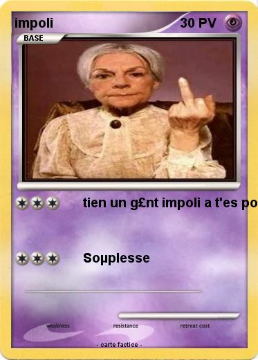 Pokemon impoli