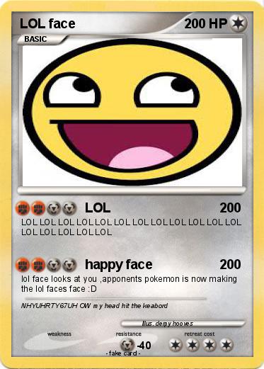 Pokemon LOL face