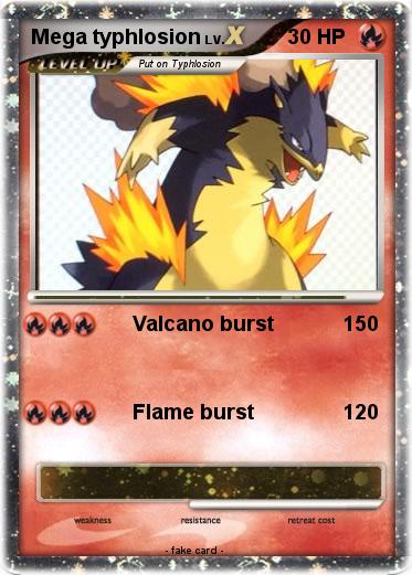 Pokemon Mega typhlosion