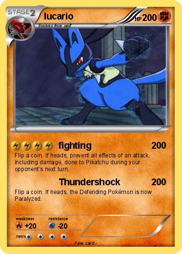 Pokemon lucario