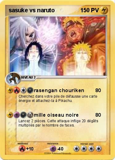 Pokemon sasuke vs naruto