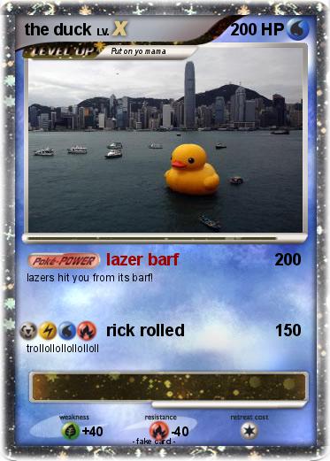 Pokemon the duck