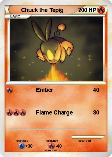 Pokemon Chuck the Tepig