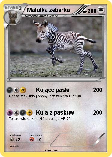 Pokemon Malutka zeberka
