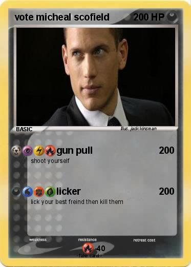 Pokemon vote micheal scofield
