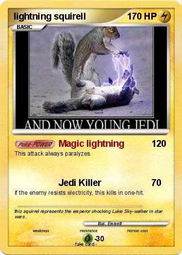 Pokemon lightning squirell