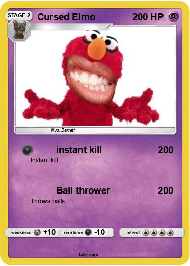 Pokemon Cursed Elmo
