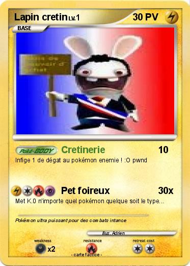 Pokemon Lapin cretin