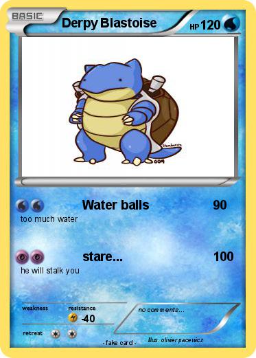 Pokemon Derpy Blastoise