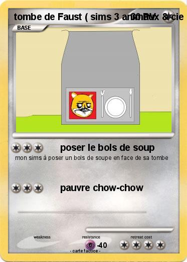 Pokemon tombe de Faust ( sims 3 animaux & cie 3D )               S t