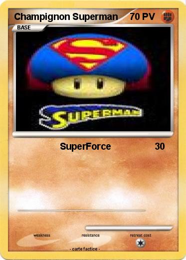 Pokemon Champignon Superman