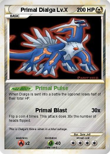 Pokemon Primal Dialga Lv.X