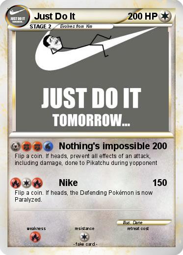 Pokemon Just Do It