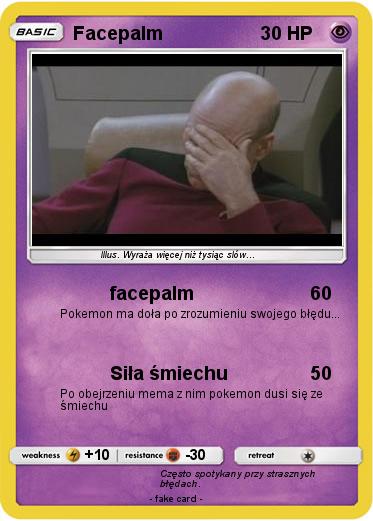 Pokemon Facepalm