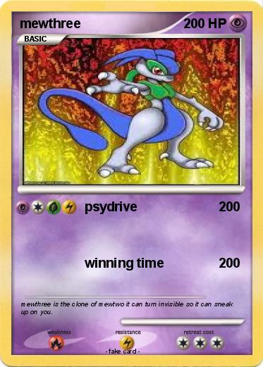Pokemon mewthree
