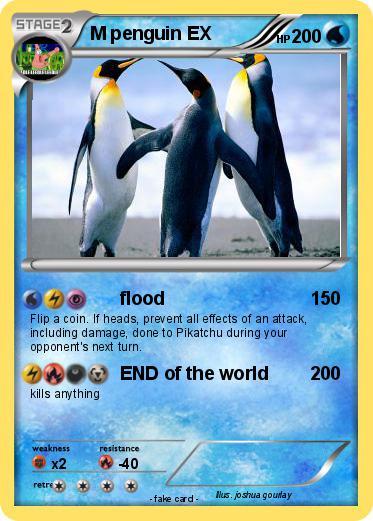 Pokemon M penguin EX