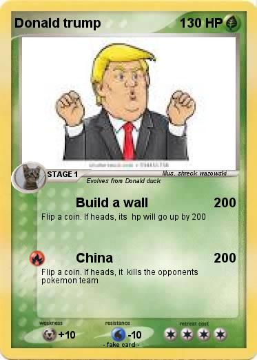 Pokemon Donald trump