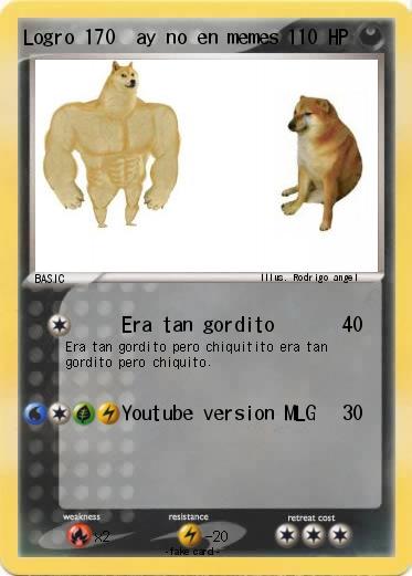 Pokemon Logro 170  ay no en memes
