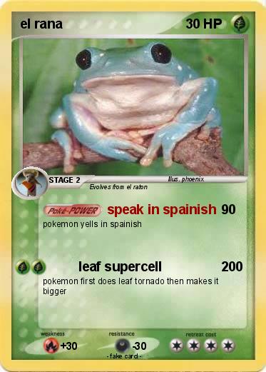 Pokemon el rana