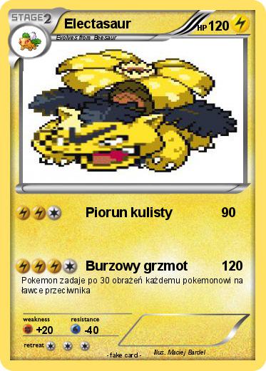 Pokemon Electasaur