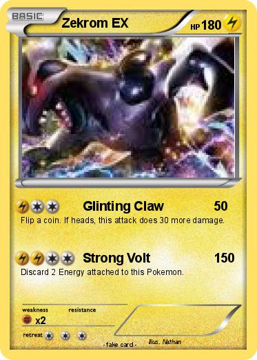 Pokemon Zekrom EX