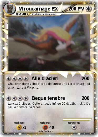 Pokemon M roucarnage EX