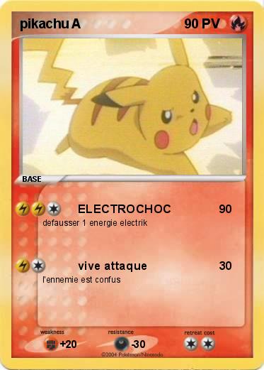 Pokemon pikachu A