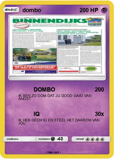 Pokemon dombo