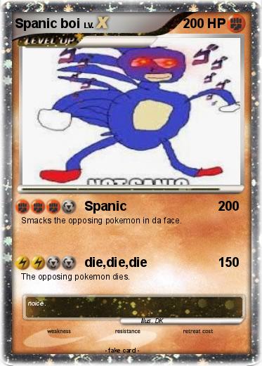 Pokemon Spanic boi