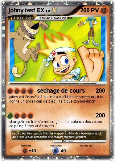 Pokemon johny test EX