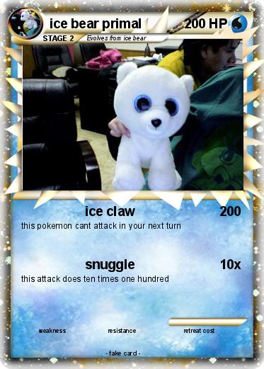 Pokemon ice bear primal