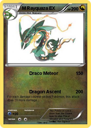 Pokemon M Rayquaza EX
