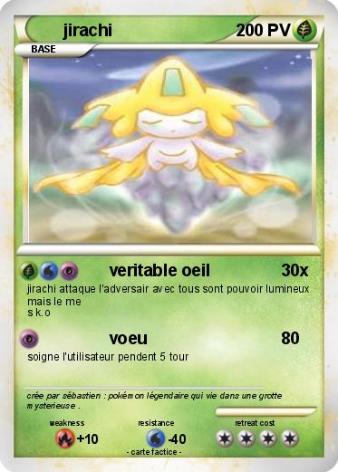 Pokemon jirachi