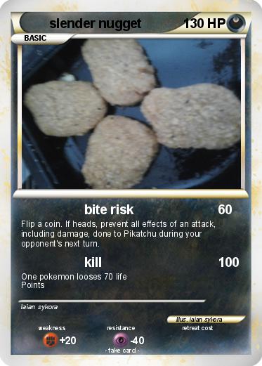 Pokemon slender nugget