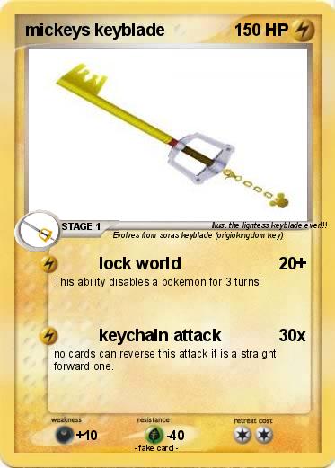 Pokemon mickeys keyblade