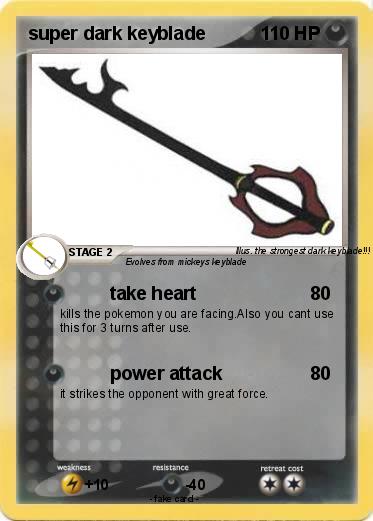Pokemon super dark keyblade