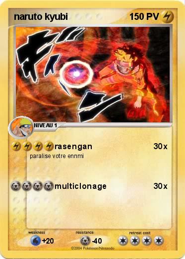 Pokemon naruto kyubi