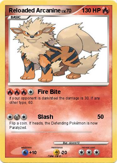 Pokemon Reloaded Arcanine
