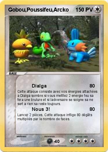 Pokemon Gobou,Poussifeu,Arcko