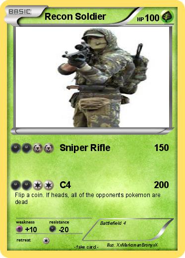 Pokemon Recon Soldier