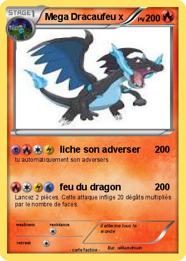 Pokemon Mega Dracaufeu x